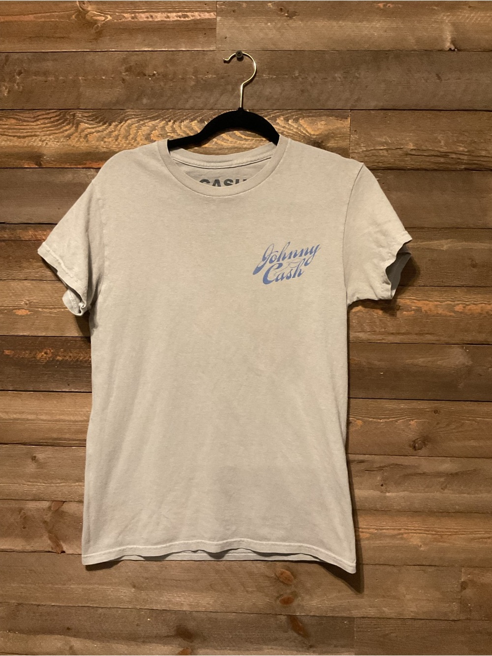 Gray Short Sleeve Johnny Cash Graphic T-Shirt Women’s Size Small